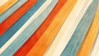 Colorful paper strips in a vintage style, showcasing the beauty of textured and layered colors for artistic expression.