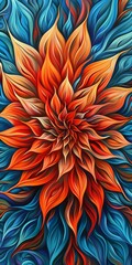 Wall Mural - abstract colorful background