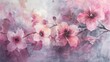 © Artist - An ethereal watercolor painting capturing the delicate beauty of blooming flowers in soft washes of color that evoke a sense of tranquility and grace.