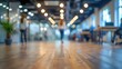 © bird_saranyoo - business office with blurred people casual wear with blurred bokeh background.
