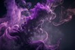 AI generated illustration of an Abstract Purple background