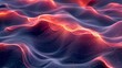 Vibrant abstract background with flowing waves and glimmering particles