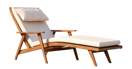 Wall Mural - Sun lounger cut out