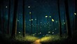 Picture-A-Forest-Where-Fireflies-Dance-In-The-Dark- 2