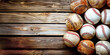 Old Vintage Baseball Background