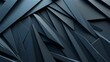 AI generated illustration of an abstract background of dark blue overlapping metal pieces