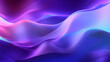 © yonshan - Digital purple and blue neon light glowing wave abstract graphic poster web page PPT background