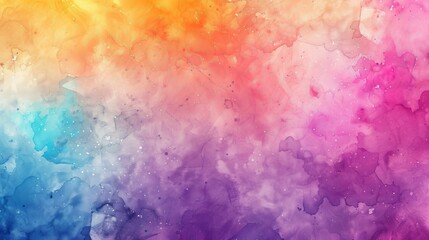 Wall Mural - A colorful watercolor texture background