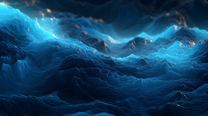 Digital nebula blue flash point line abstract poster web page PPT background