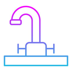 Sticker - Water Tap Icon