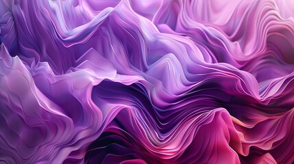 Wall Mural - purple wave background