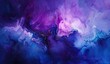 Vivid purple and blue abstract art background with fluid patterns