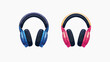 Headphone icon vector illustration.Headset icon symbol