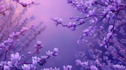 Wall Mural - lavender flowers in the garden in spring.