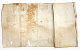 Fototapeta Las - Pages of old manuscript, paper texture background