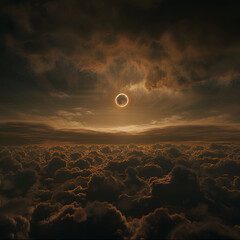 Wall Mural - Total Solar Eclipse in Stunning Detail