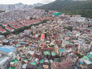 Wall Mural - Seoul, South Korea. Yongsan District