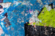 Abstract multicolor grunge background with abstract color texture. Abstraction from collapsing graffiti on the wall. Weathered wall background.