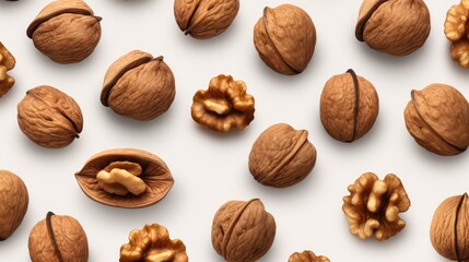 Wall Mural - set of nuts