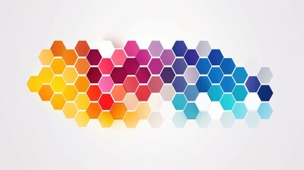 Sticker - abstract colorful background