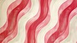 Chic retro pattern wallpaper The combination of pink and white and flowing lines creates a dynamic and eye-catching pattern. which stimulates feelings of nostalgia for the lively beauty of that era.