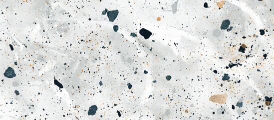 Canvas Print - A detailed image showcasing a white surface covered in black circular spots, resembling a scientific event where patterns emerge in nature like a unique font