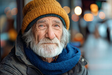 Senior Man On City Street