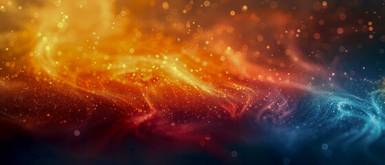 Abstract background with red and blue swirl, vibrant and dynamic background
