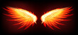 Fire glow wings
