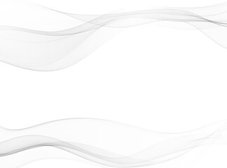 Wall Mural - gray wavy abstract background,transparent gray waves