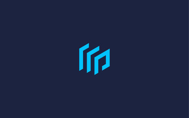 letter p with stack logo icon design vector design template inspiration