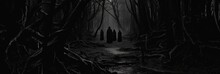 Step Into The Captivating Embrace Of A Gloomy Forest, Where The Weight Of Darkness And The Hush Of Silence Create An Atmosphere Steeped In Mystery.