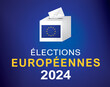 ELECTIONS EUROPEENNES - 9 JUIN 2024 - ILLUSTRATION VECTORIELLE - V6