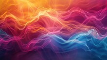 A Dynamic Abstract Background With A Pulsating Lattice Of Colors That Simulate An Interactive Network Of Flowing Energy