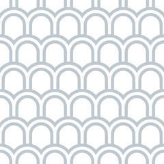 Sticker - Vector seamless texture. Modern geometric background. A grid of stripes.