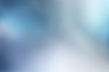Wall Mural - Abstract gradient smooth Blurred Silver Blue background image