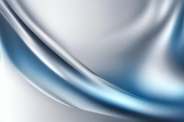 Wall Mural - Abstract gradient smooth Blurred Silver Blue background image