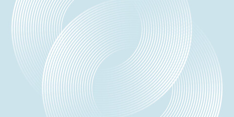 Wall Mural - modern abstract background. shiny white gradient circle lines. minimal geometric pattern. simple gra