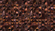 Dark triangle background or seamless pattern