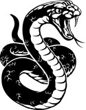 Fototapeta Dinusie - A snake animal sport team cartoon mascot