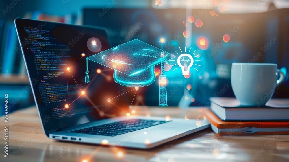 Internet Elearning internet learn concept education online elearning e-learning Stock ...