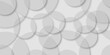 © Sofiqul - Abstract design with gray background in vector with circle. Modern and geometric design with paper circle design silver background texture. Abstract gray banner design background.