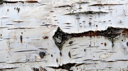 birch bark close-up texture background 