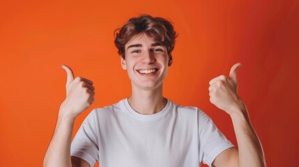 Sticker - A Young Man Showing Approval