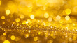 Abstract background in yellow colors with diverging rays of light and small translucent circles with bokeh effect ,Luxurious And Elegant Blurred Bokeh Design Joyous Gold or Yellow with Light Golden 