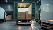 © BPawesome - Efficient Cargo Truck with Boxes, Streamlining Warehouse Operations with Logistics Expertise, Generative AI