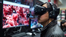 Researchers Utilize Virtual Reality Technology To Immerse Themselves In A Three-dimensional Rep