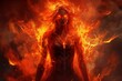 Tormented Souls hell fire. God soul. Generate Ai