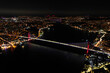 Bosphorus Bridge istanbul Turkey ( July 15 martyr bridge ) magnificent view of istanbul