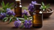 essential oil for aromatherapy (essential oils and medical flowers herbs)
 .Generative AI